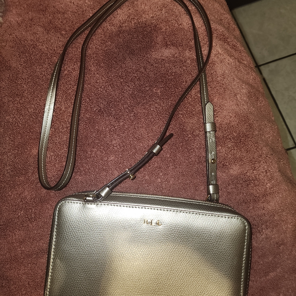 Ralph Lauren Silver Crossbody Bag